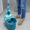 Outlet Leifheit PowerClean M Gulvvaskersæt 3 Dele, Turkis