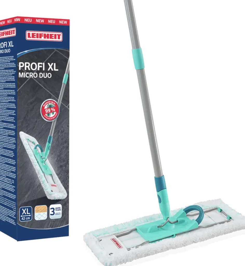 Best Leifheit Profi XL Micro Duo Gulvvasker, Hvid/Grøn