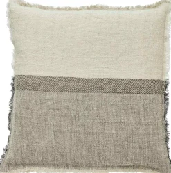 Lene Bjerre Puder Og Betræk > Ana Pudebetræk 50X50 cm, Grå/Sand