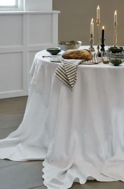 Clearance Anglaise Dug , Hvid Duge