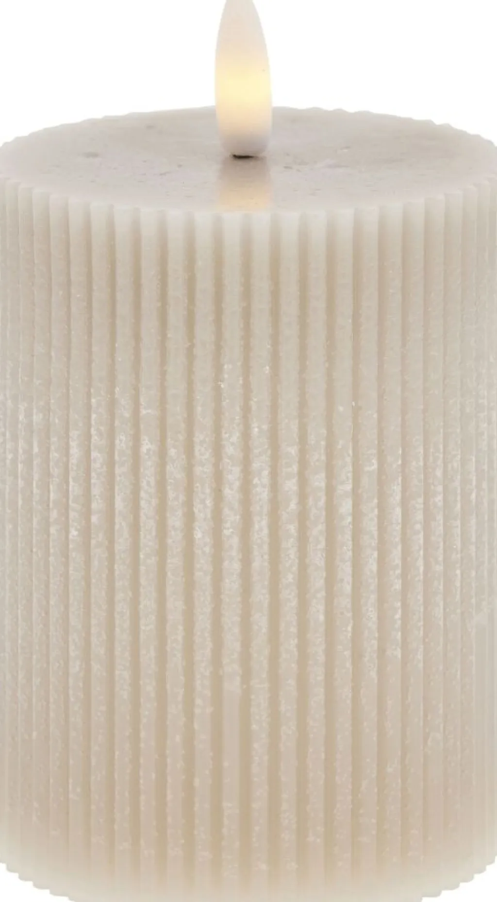 Clearance Lillia Bloklys LED ?7,5xH10 cm, Stearinlys|Led Stearinlys