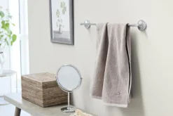 Lene Bjerre Liva Håndklædeholder 60 cm, Sølvfinish