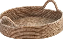 Lene Bjerre Kurve Og Kasser > Norah Kurv Ø47,5 cm, Bambus/Rattan