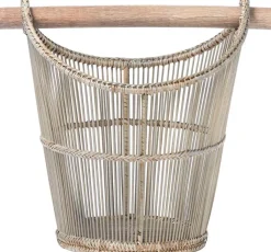 Lene Bjerre Kurve Og Kasser > Norah Kurv H37 cm, Bambus/Rattan