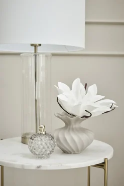 Discount Lene Bjerre Happia Kunstig Blomst 57 cm, Hvid