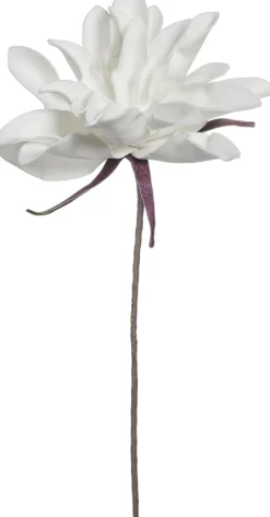 Discount Lene Bjerre Happia Kunstig Blomst 57 cm, Hvid