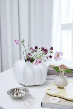 New Lene Bjerre Jinna Vase H17 cm, Hvid