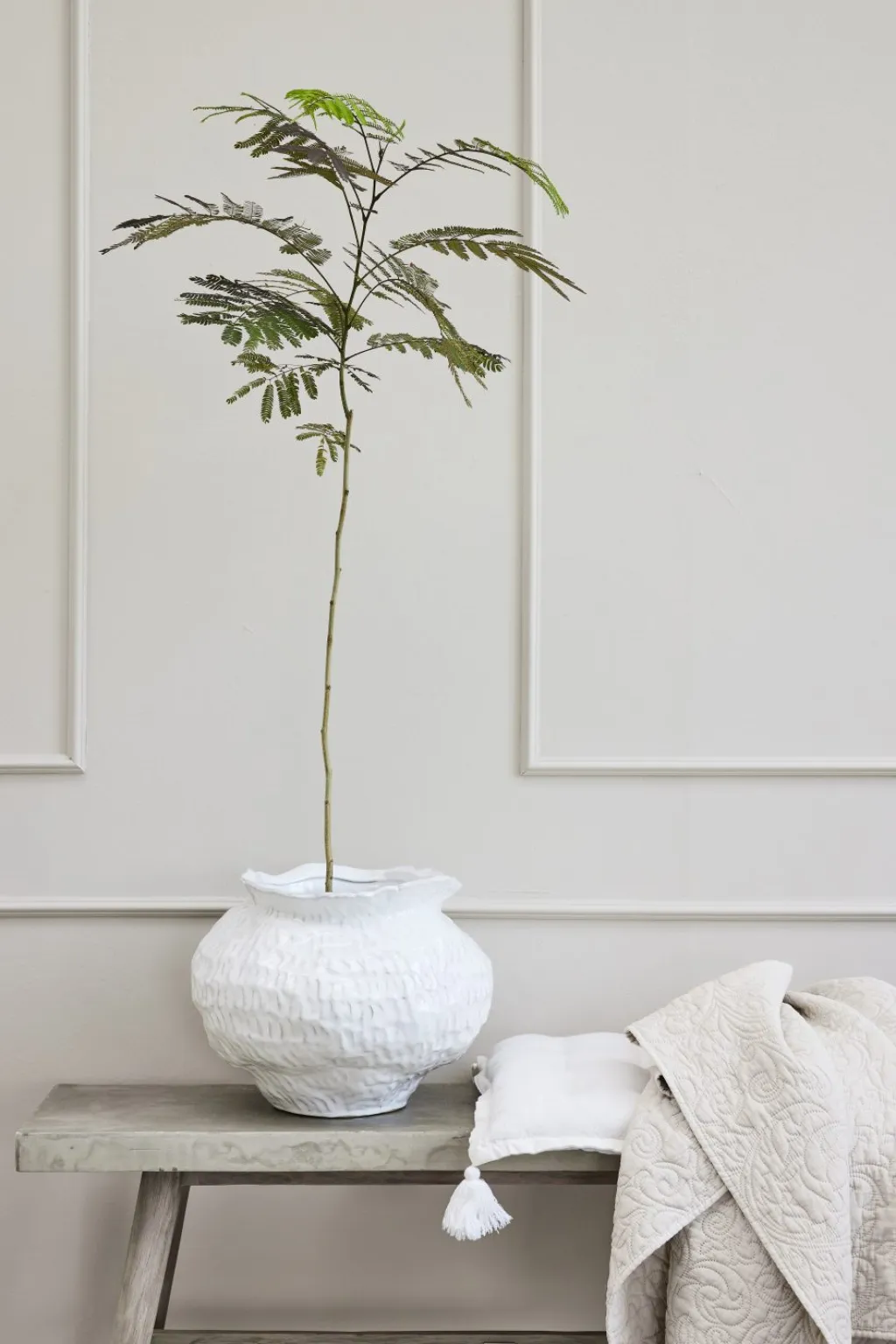 Lene Bjerre Stue|Vaser > Marlia Vase H31 cm, Hvid