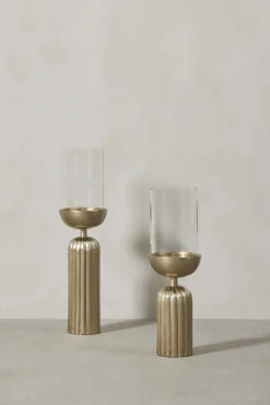 Clearance Lene Bjerre Sandia Lysestage H, Guld