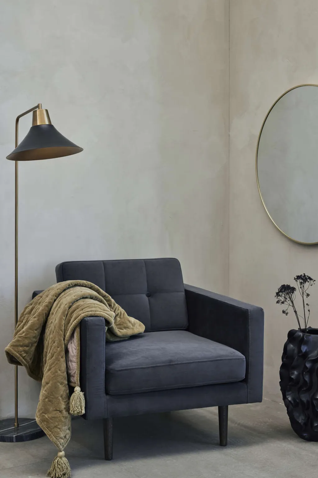 Lene Bjerre Stue|Vaser > Sannia Vase H, Sort