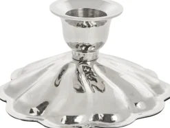 Clearance Lene Bjerre Scallia Lysestage H5,5 cm, Sølv