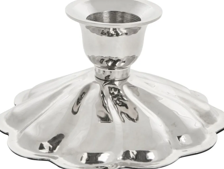 Clearance Lene Bjerre Scallia Lysestage H5,5 cm, Sølv