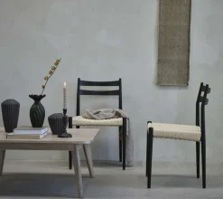 Lene Bjerre Susia Vase H, Mørkegrå
