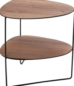 Hot Lind DNA Curve Double Kaffebord, Valnød