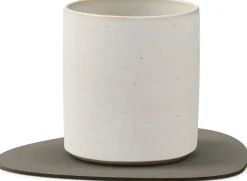 Sale Lind DNA Curve Recycled Læder Glasbrik 11x13 cm, Nupo Flint Grey