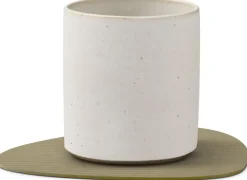 Best Lind DNA Curve Recycled Læder Glasbrik 11x13 cm, Corduroy Herbal Dust