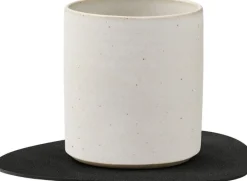 Lind DNA Curve Recycled Læder Glasbrik 11x13 cm, Nupo Black Ink