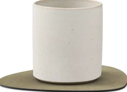 Discount Curve Vendbar Recycled Læder Glasbrik 11x13 cm, Glasbrikker