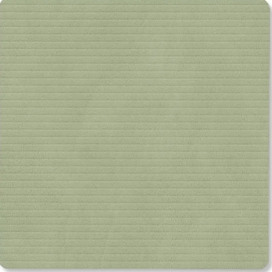 Best Lind DNA Square Recycled Læder Glasbrik 10x10 cm, Corduroy Olive Green