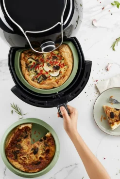 Air Fryer-form , Grøn Tilberedningsapparater