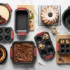 Outlet Lékué Bageform Rund m. Non-stick, Grå