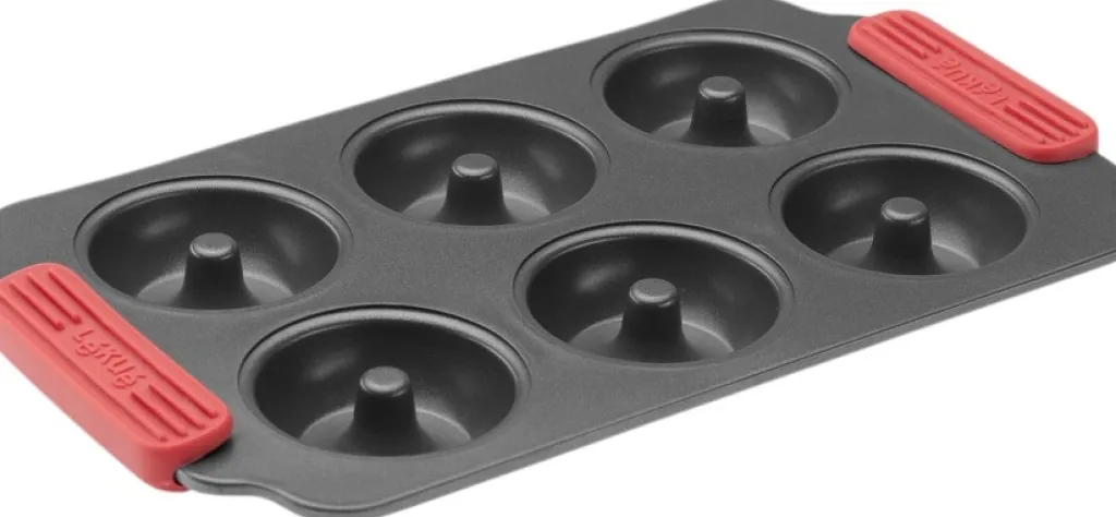 Discount Donut-kageform m. Non-stick 18x31 cm, Grå Bageforme