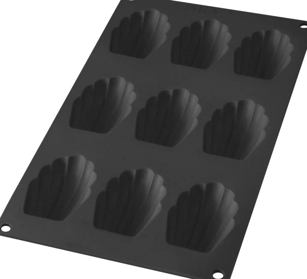Discount Madeleinesform Gourmet 17x30 cm, Sort Bageforme
