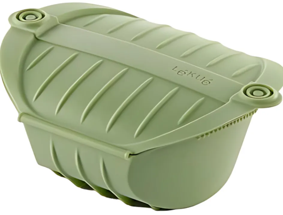 Online Lékué Microwave Dampkoger 21,2x15,5 cm, Grøn