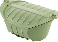 Clearance Microwave Dampkoger 26x18,5 cm, Grøn Madlavning I Mikrobølgeovn