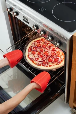 Lékué Bagemåtter > Pizza-bagemåtte Perforeret 36 cm, Brun