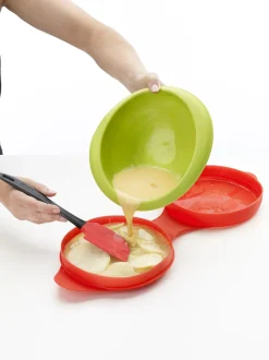 Best Lékué Spansk Omelet-maker t. Mikroovn 25 cm, Rød