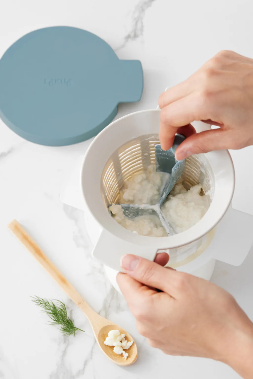 Online Tilberedningssæt Kefir og Yoghurt, Blå Opbevaring Til Køkkenet|Madopbevaring