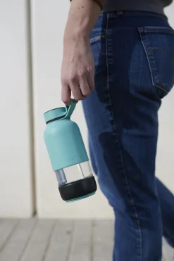 Online To Go Drikkeflaske 600 ml, Turkis Termoflasker Og Drikkedunke|Opbevaring Til Køkkenet