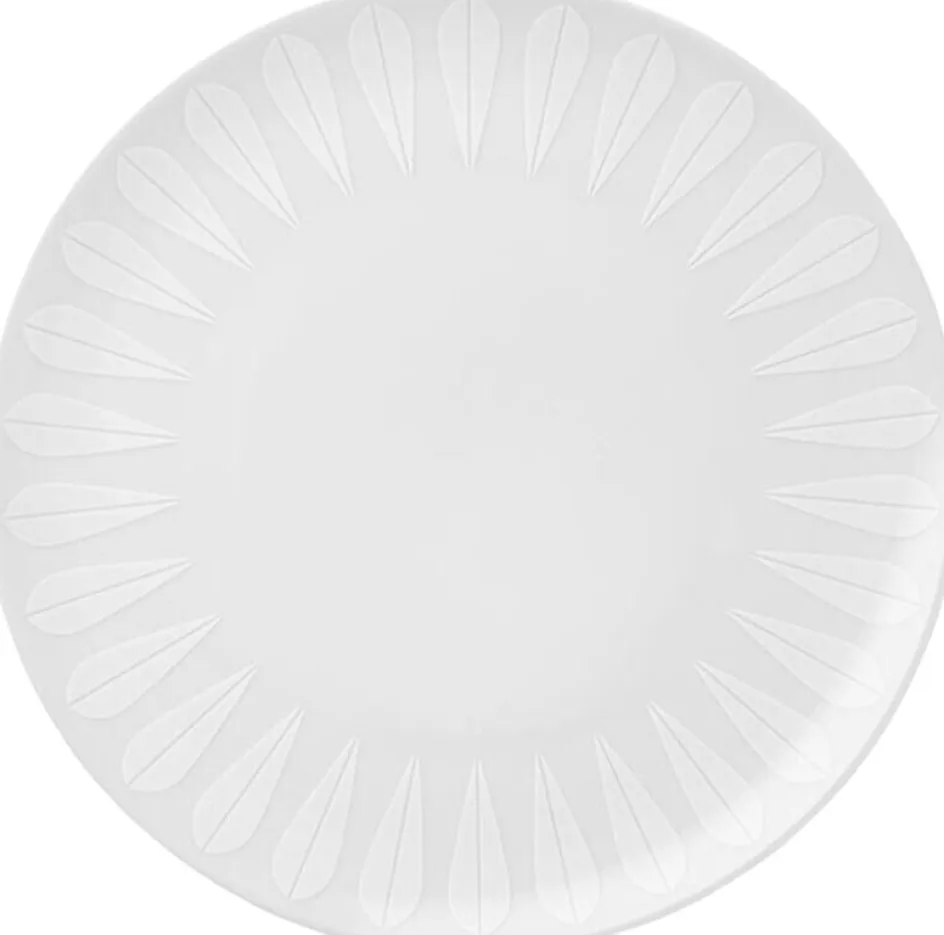 Sale Lucie Kaas Lotus Tallerken 28 cm, Hvid