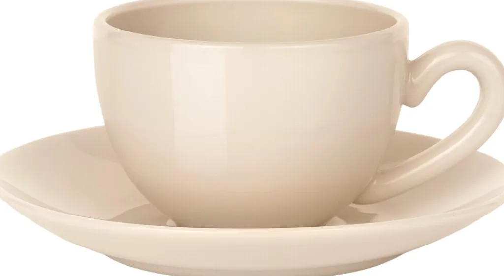 Hot MILK Kop m. Underkop 20 cl, Almond Kopper