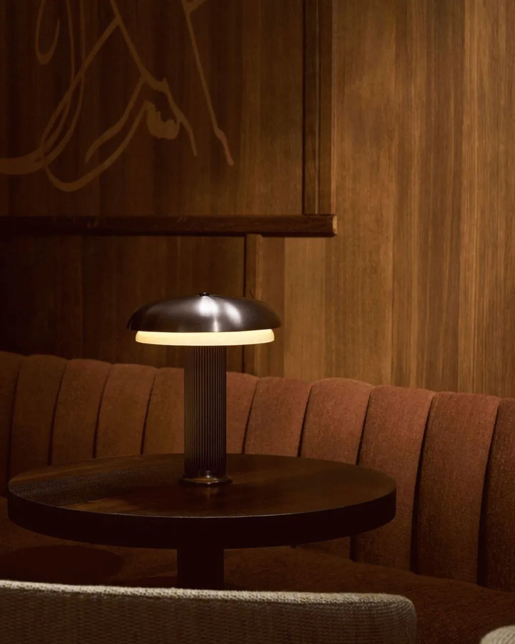 Clearance NOOTE TABLE 200 Trådløs Bordlampe H24,3 cm, Bronze Bordlamper|Trådløse Lamper