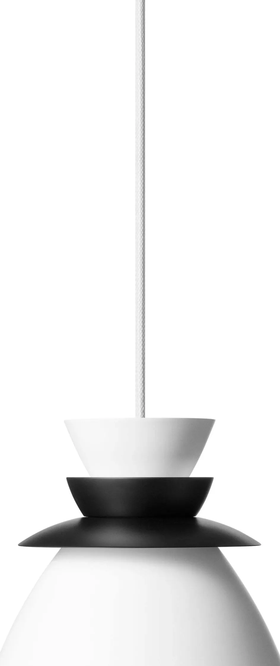 Outlet LYFA SUNDOWNER 175 Pendel , Sort/Hvid