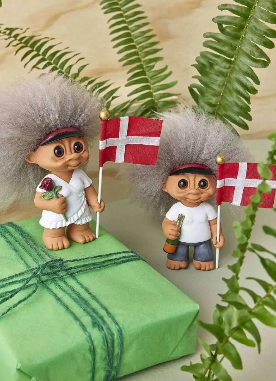 Discount Lykketrolde Lykketrold 9 cm, Student Rød