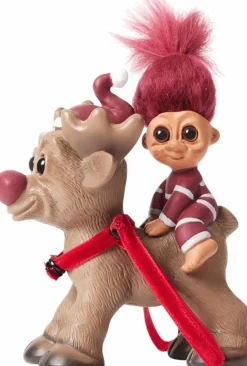 Discount Lykketrold Familien Pinedam, Rudolf & Siv Stue|Træfigurer Og Figurer