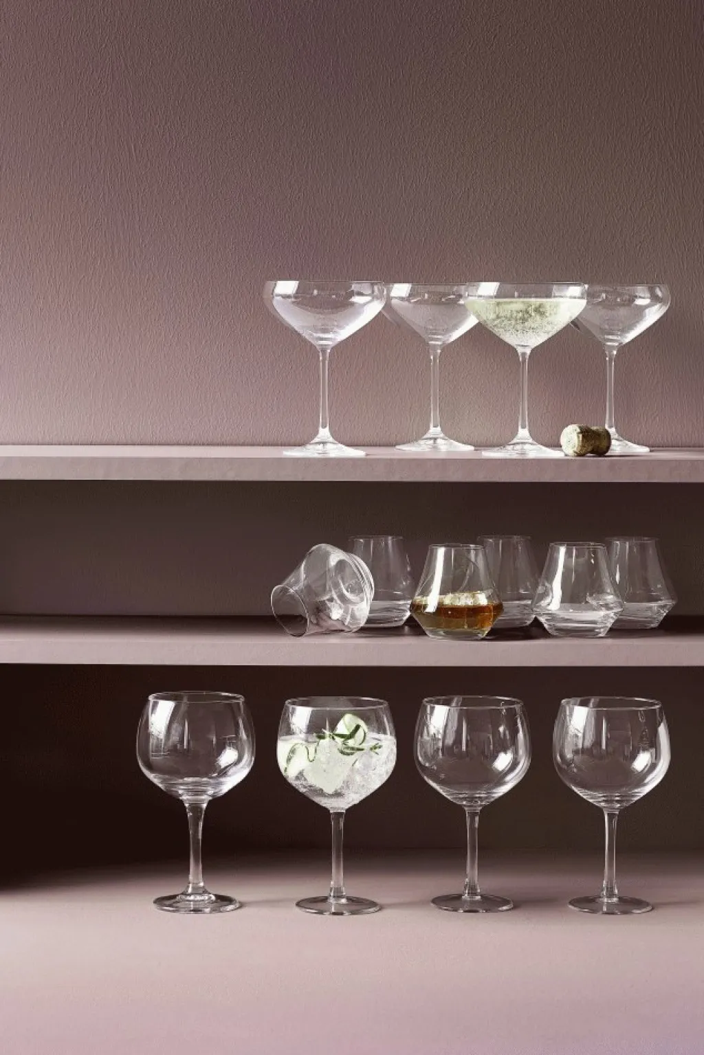 Lyngby Glas Whiskyglas|Drinksglas > Juvel Romglas 6 stk. 29 cl
