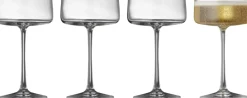 Outlet Lyngby Glas Krystal Zero Champagneskål 4 stk. 26 cl