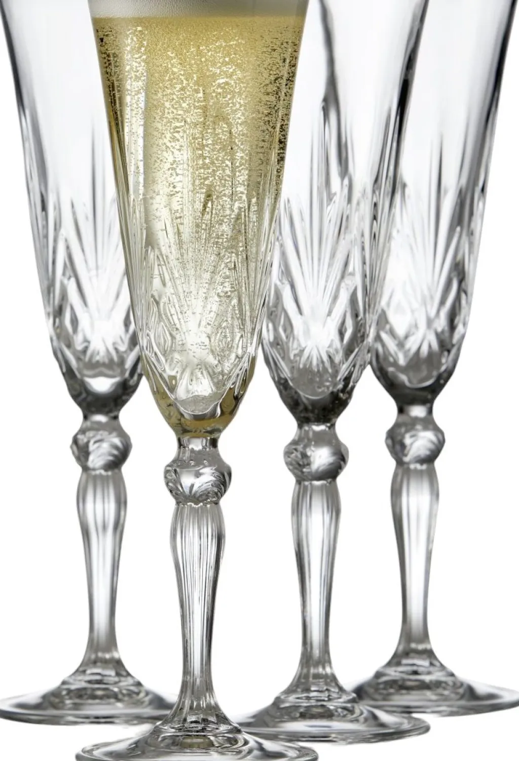 Lyngby Glas Champagneglas|Champagneglas > Melodia Champagne 4 stk. 16 cl