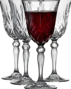 New Melodia Rødvinsglas 4 stk. 27 cl Vinglas|Vinglas