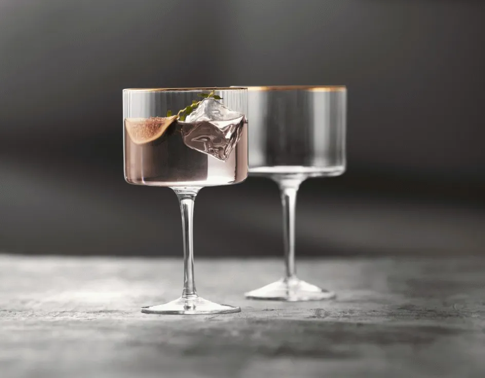 Best Lyngby Glas Palermo Gold Gin & Tonic-glas 4 stk. 32 cl