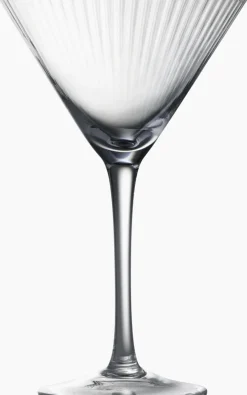 Outlet Lyngby Glas Palermo Gold Martiniglas 4 stk. 25 cl