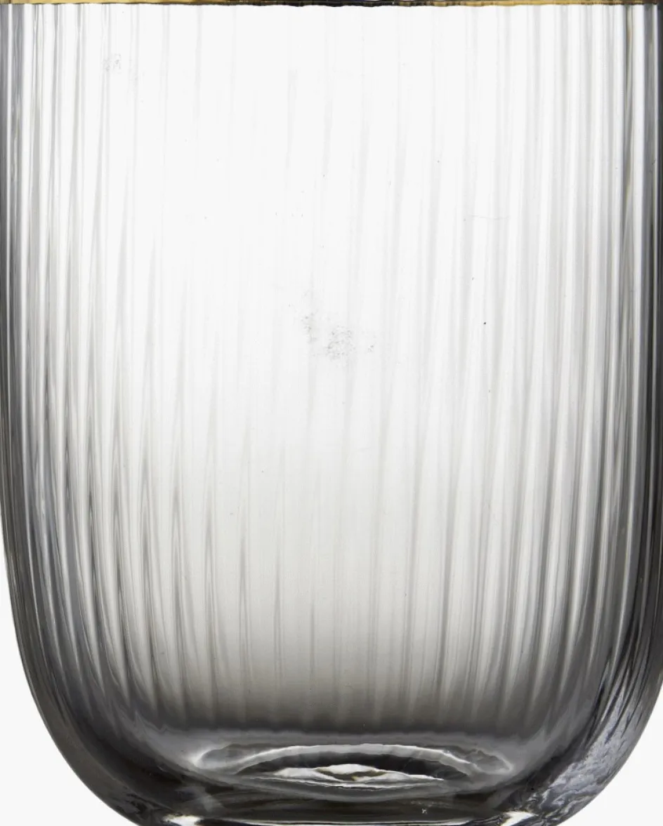 Online Lyngby Glas Palermo Tumbler Vandglas Gold 4 stk. 35 cl