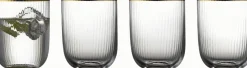 Online Lyngby Glas Palermo Tumbler Vandglas Gold 4 stk. 35 cl