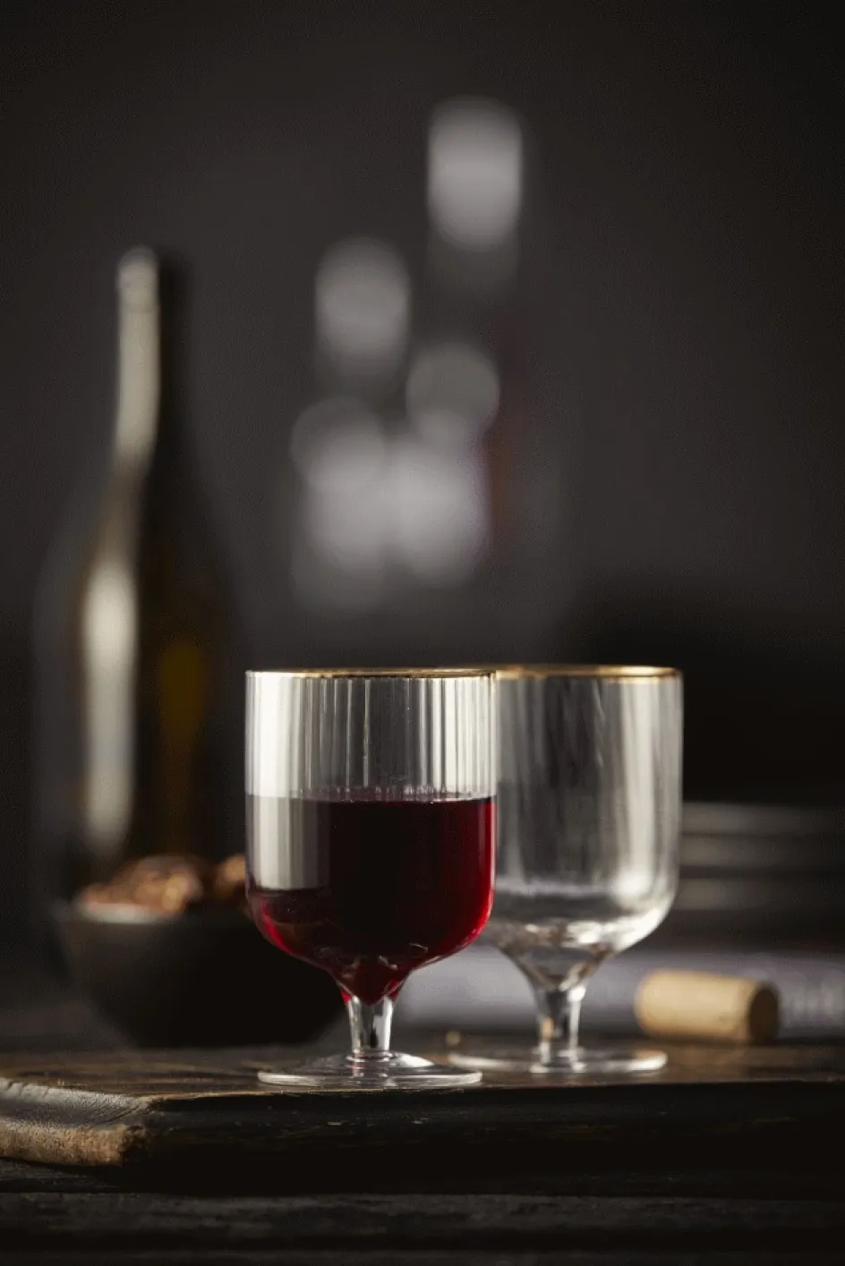 Lyngby Glas Palermo Vinglas Gold 4 stk. 30 cl