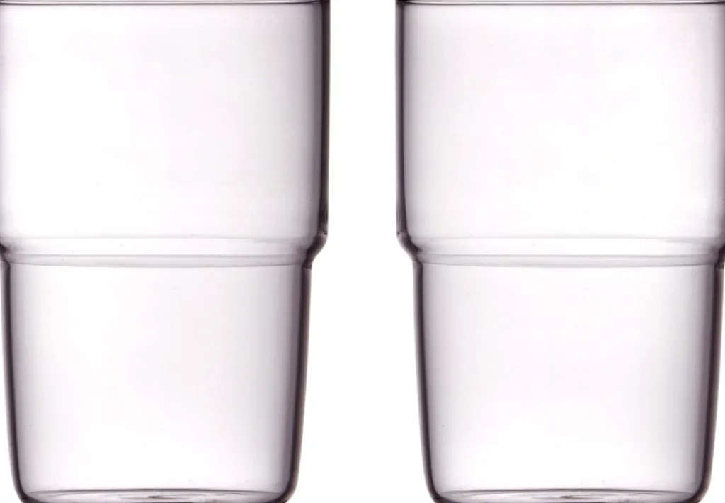 Lyngby Glas Vandglas > Torino Drikkeglas 2 stk. 40 cl, Pink