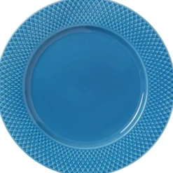 Best Lyngby Porcelæn Rhombe Color Tallerken 27 cm, Blå